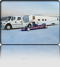 2007 Freightliner Sport with Race Trailer
