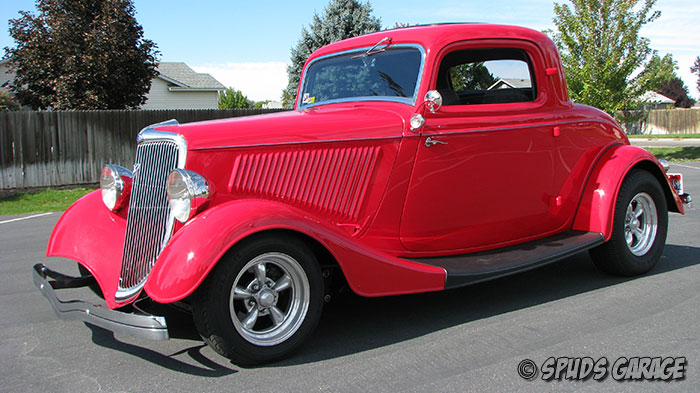 Spud's Garage - 1934 Ford 3W Coupe - For Sale