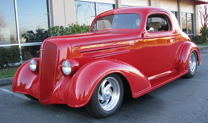 Spud's Garage - 36 Chevy Coupe