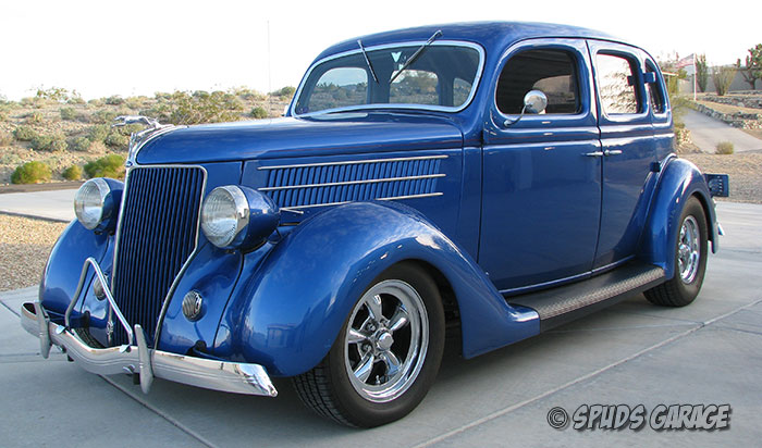 Spud's Garage - 1936 Ford Sedan Resto Mod - For Sale