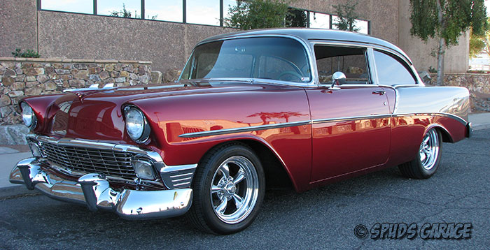 Spud's Garage - 1956 Chevy 210 Post - For Sale